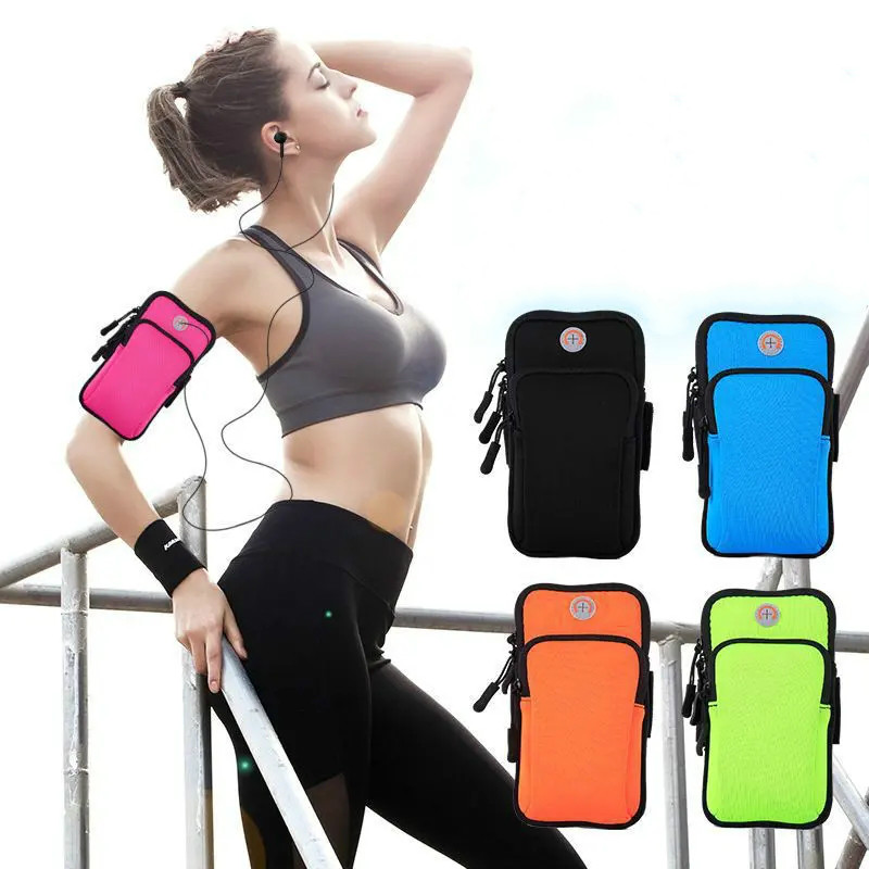 Outdoor Running mobile arm bags for men and women fitness equipment outdoor armband handbag wrist