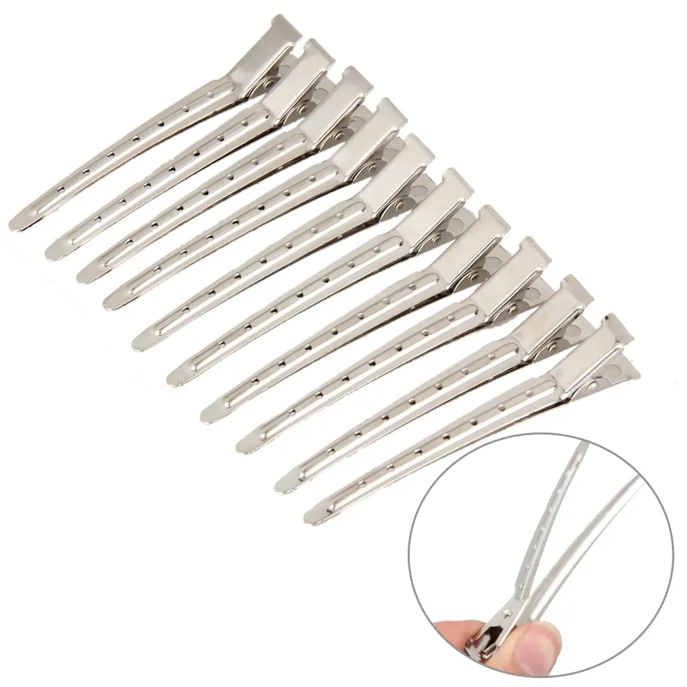 10PCS/set hair clip headdress stainless steel hair clip salon equipment hair styling tools hair clip