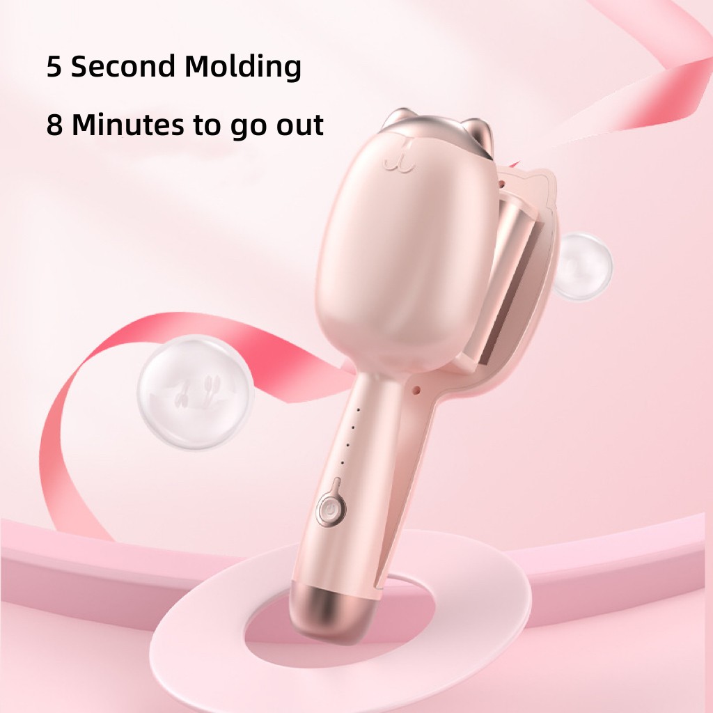 Egg Hair Rollers  Roll Curling Iron 32mm Cat Water Ripple Speed Hot Curling iron Student Large Wave Curling splint Curling iron hot comb Hot Comb