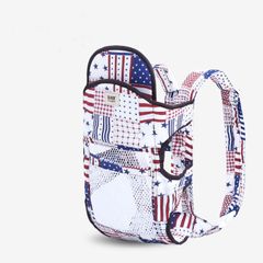 New Baby Carrier Double Shoulder Summer Breathable Multifunctional Mother Sling Maternal And Child Products Mesh Breathable Soft National Flag FREE SIZE