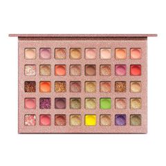 40 Color Eyeshadow Palette Earth Color Pearlescent Matte Eye Shadow With Mirror Colorful