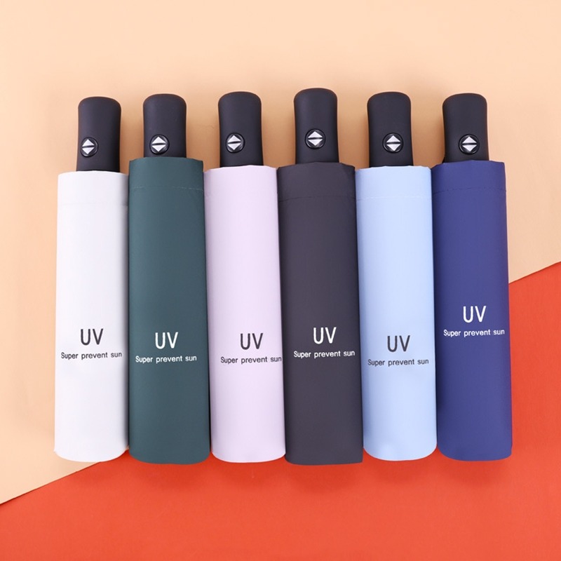 Fully Automatic Umbrella Sunscreen Anti-UV Sun Umbrella Three-fold Cartoon Rain Umbrella Folding Bear Umbrella Sunshade
