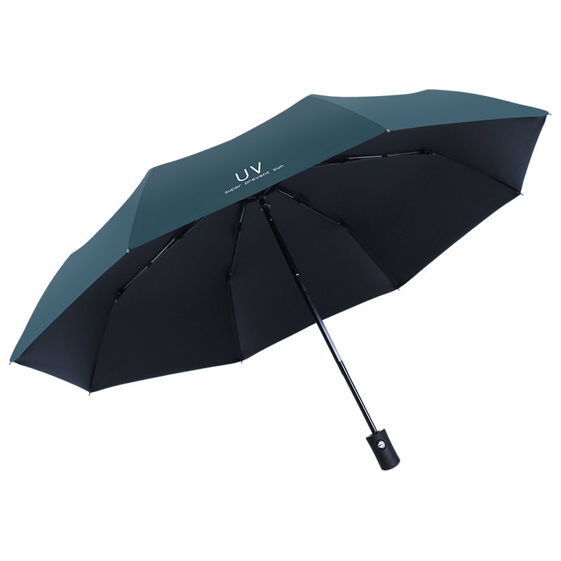 Fully Automatic Umbrella Sunscreen Anti-UV Sun Umbrella Three-fold Cartoon Rain Umbrella Folding Bear Umbrella Sunshade