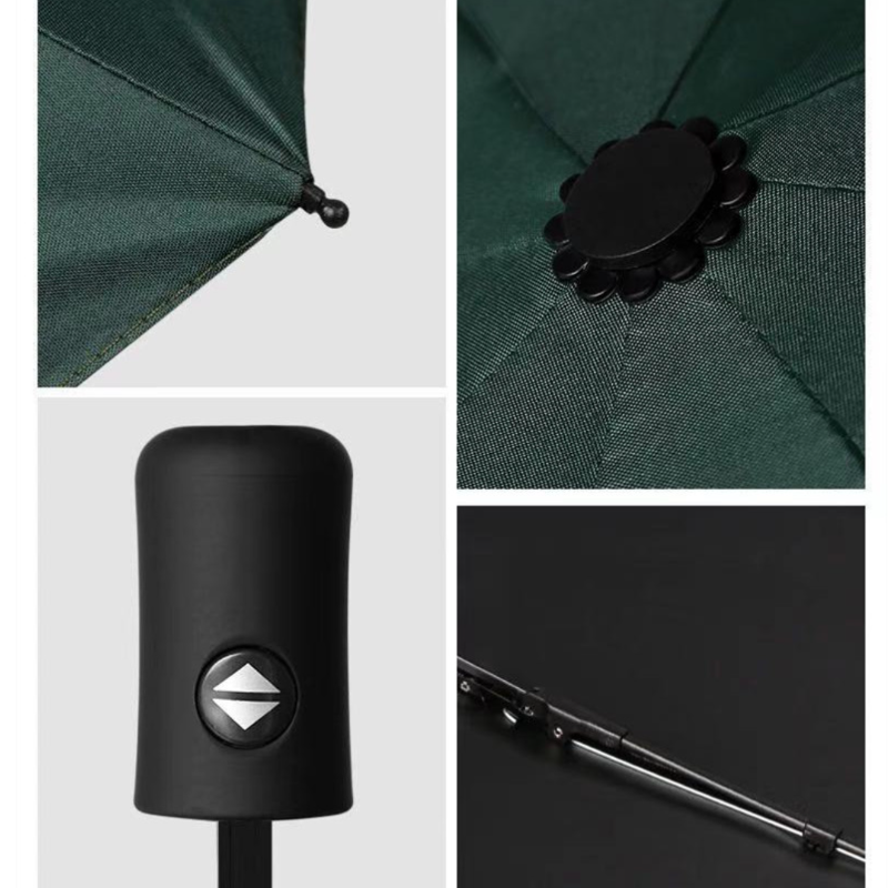 Fully Automatic Umbrella Sunscreen Anti-UV Sun Umbrella Three-fold Cartoon Rain Umbrella Folding Bear Umbrella Sunshade