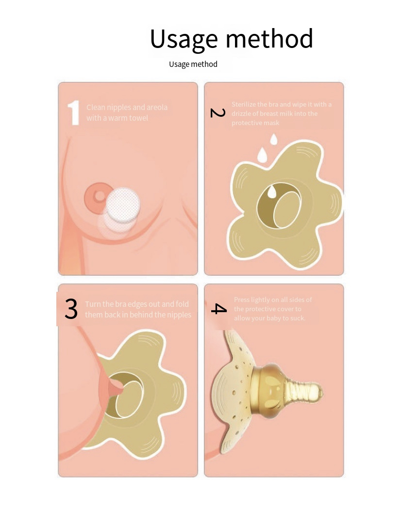 VEDO HK Silicone Nipple Protectors Feeding Nipple Shields Protection Cover Breastfeeding Nipple as pic normal