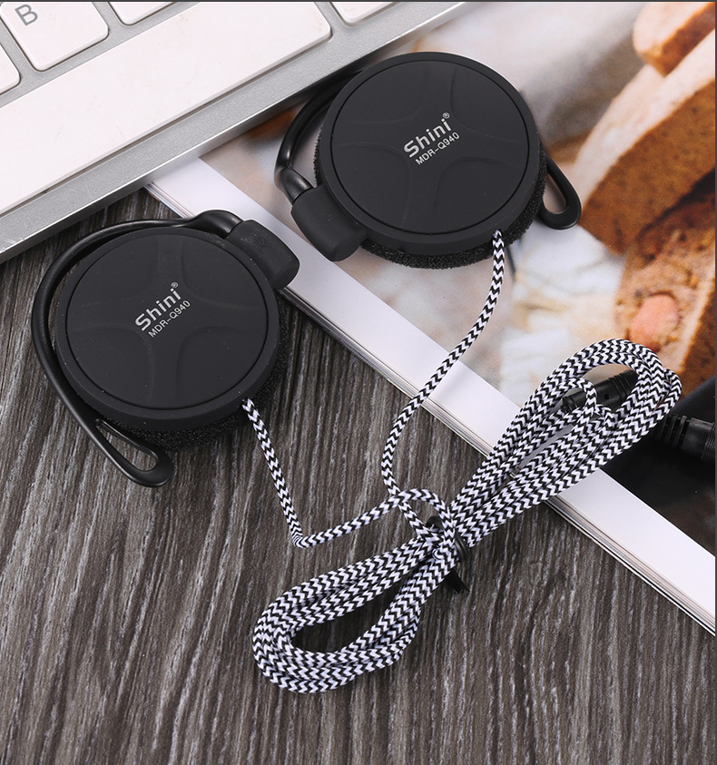 Headphones 3.5mm Super Bass EarHook Earphone For Mp3 Player Computer Mobile