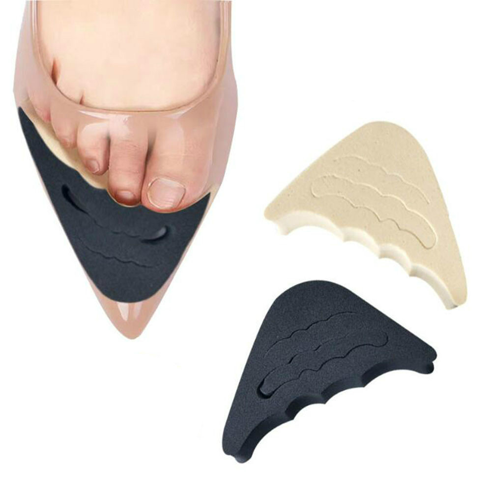 1 Pair Forefoot Insert Pad For Women High heels Toe Plug Half Sponge Shoes Cushion  Hosiery