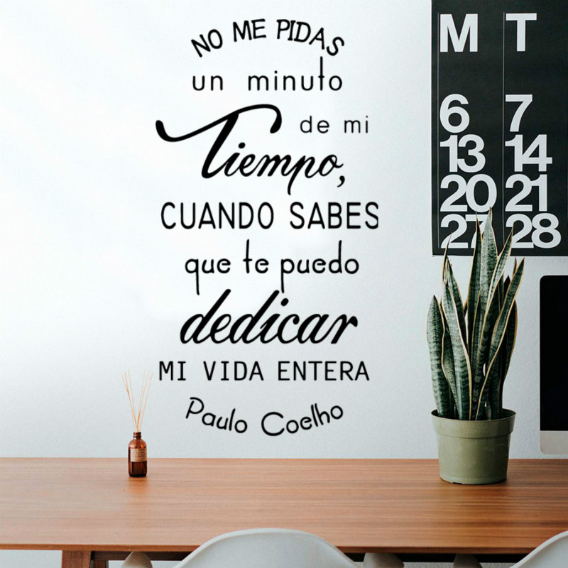 Spanish Sentences Wall Stickers Vinyl Decal For Living Room Bedroom Home Decor