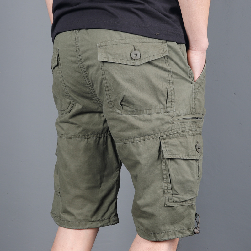 Men&apos;s Military Cargo Shorts 2020 Army Camouflage Tactical Joggers Shorts Men Cotton Shorts