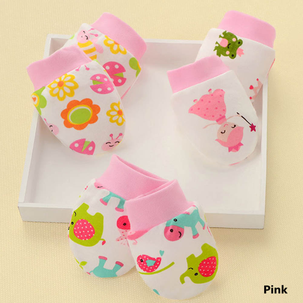 100% Cotton Baby Anti Scratching Gloves Newborn Gloves Protection Face Baby Mittens Glove Baby Care