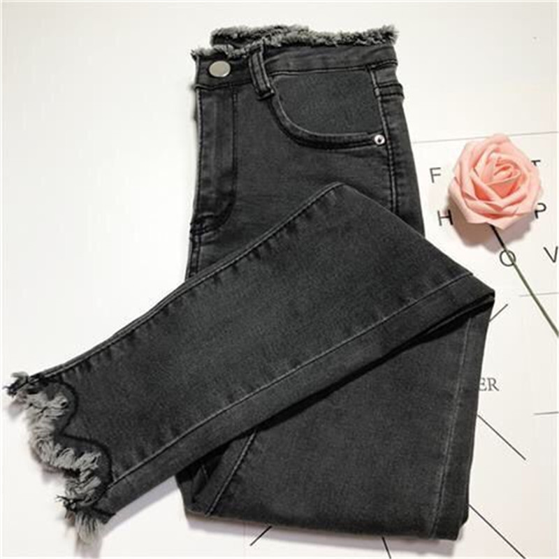Women's jeans mom jeans 2020 new high-waist Korean version of the large size Trousers & Leggings