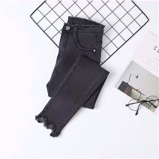 Women's jeans mom jeans 2020 new high-waist Korean version of the large size Trousers & Leggings