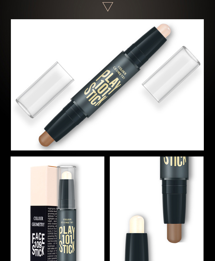 Makeup iluminador Highlighter Face Concealer Contouring Bronzers Highlighters Pen Cosmetic 3D Makeup