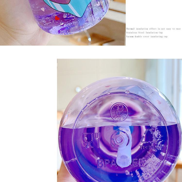 Children's Drinking Bottle Kindergarten Straw Cup Small Boy Creative Kitchen & Dining room appliances