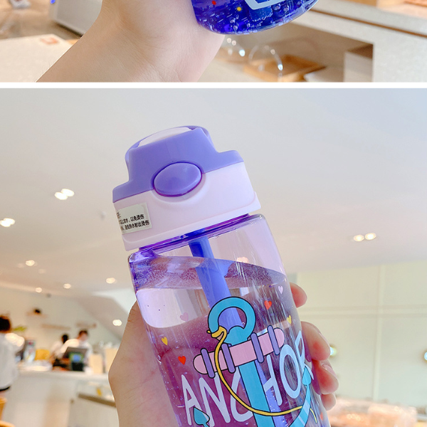 Children's Drinking Bottle Kindergarten Straw Cup Small Boy Creative Kitchen & Dining room appliances