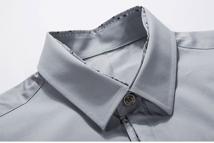 Men Casual Short Sleeved Solid shirt Slim Fit Male Social Business Dress Shirt Shirts