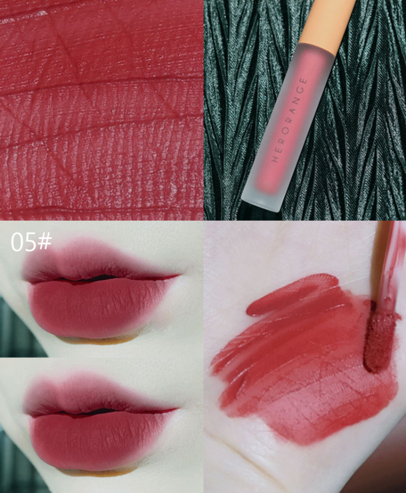 6 Colors Sexy Red Lipsticks Waterproof Moisturizing Lip Glaze Tint Long Lasting Non-Stick Cup Lip Stick Makeup