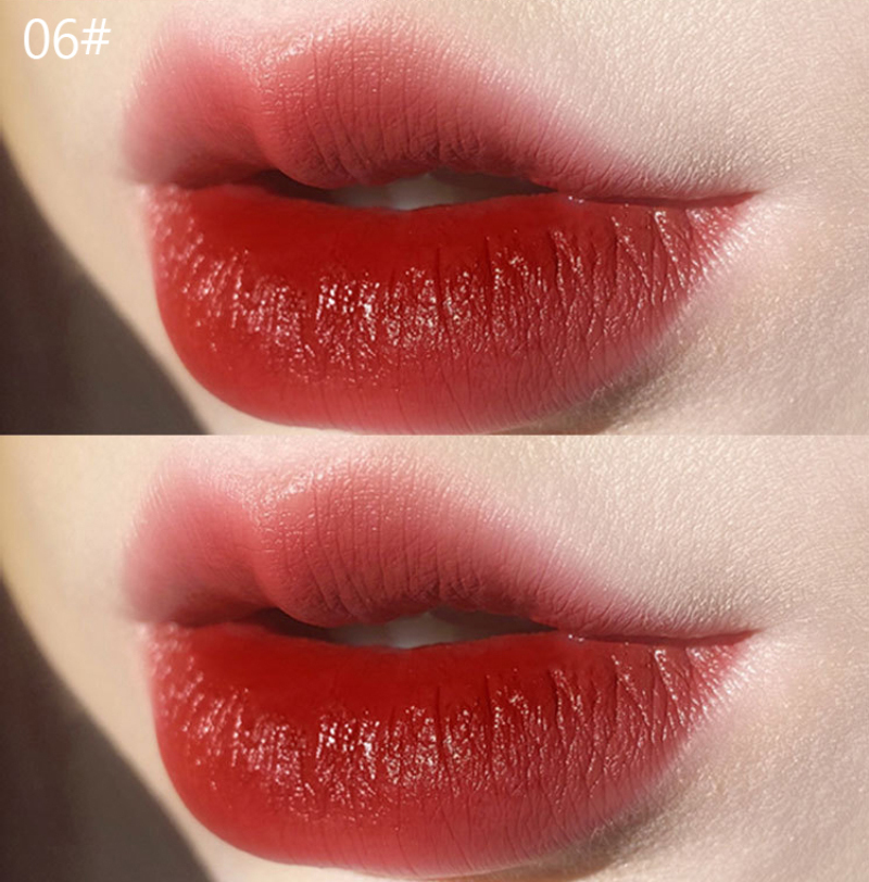 6 Colors Sexy Red Lipsticks Waterproof Moisturizing Lip Glaze Tint Long Lasting Non-Stick Cup Lip Stick Makeup