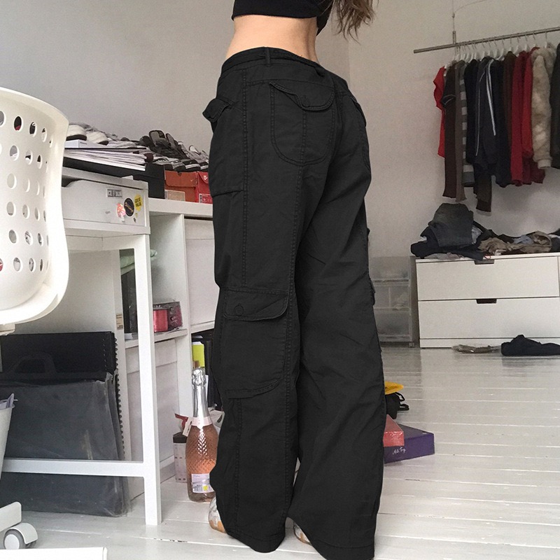 New Streetwear Retro Fashion long pants women autumn Casual Vintage Y2K Joggers Sweatpants Loose Trousers & Leggings