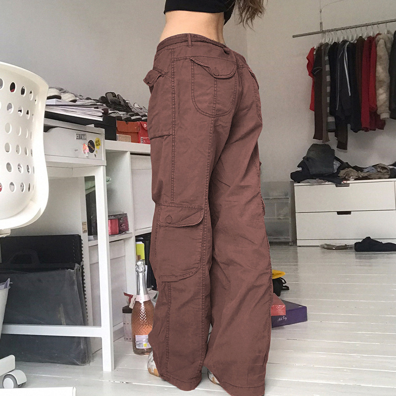 New Streetwear Retro Fashion long pants women autumn Casual Vintage Y2K Joggers Sweatpants Loose Trousers & Leggings