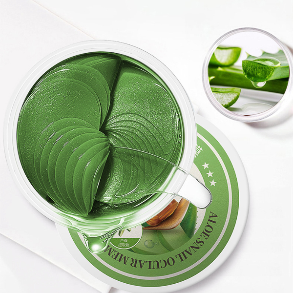 Aloe Eye Patches Mask Under Eye Collagen Face Skin Care Hyaluronic Acid Gel Anti Wrinkle Aging Skin Care
