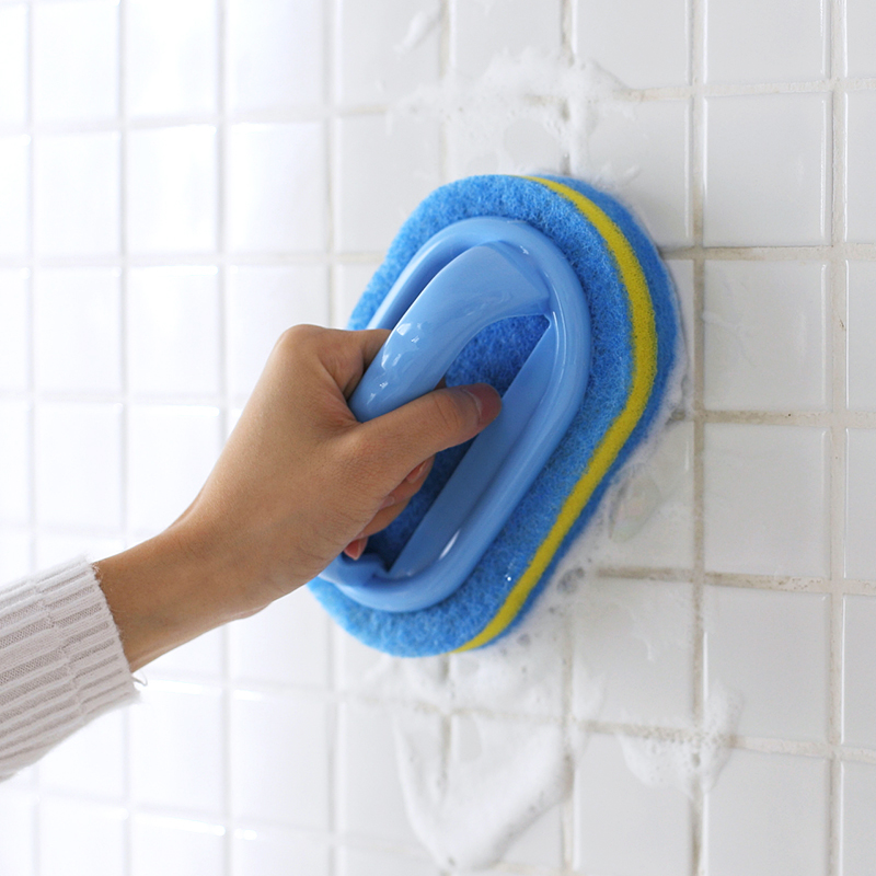 Kitchen Cleaning Bathroom Toilet Glass Wall Cleaning Bath Brush Plastic Bathroom Products
