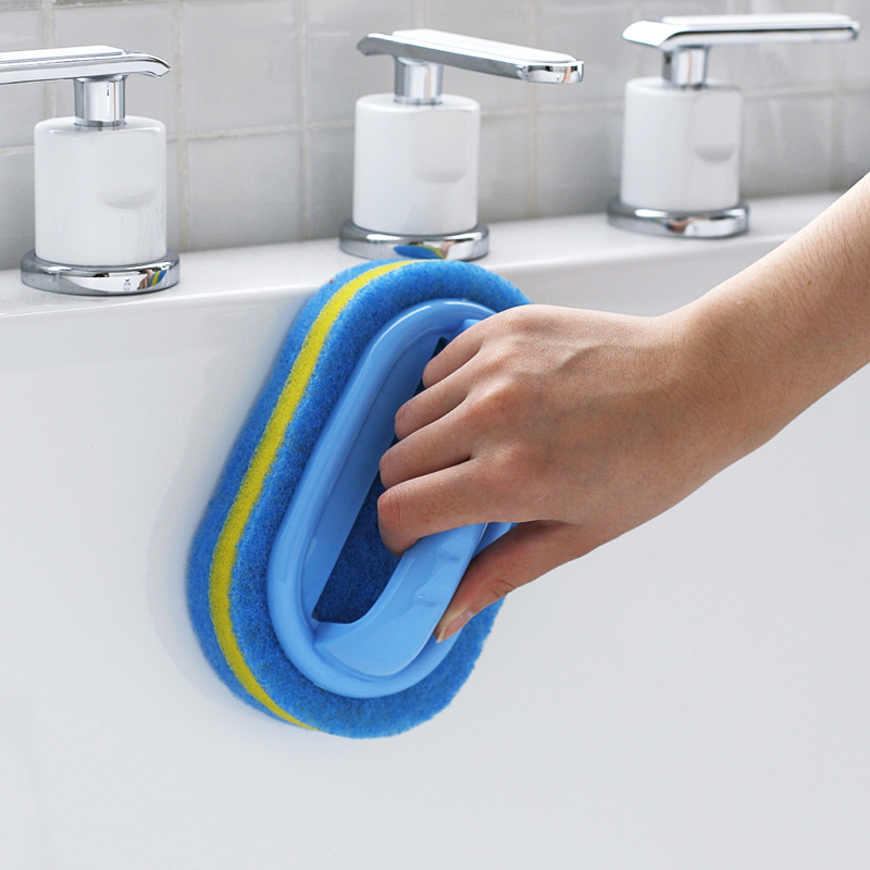 Kitchen Cleaning Bathroom Toilet Glass Wall Cleaning Bath Brush Plastic Bathroom Products