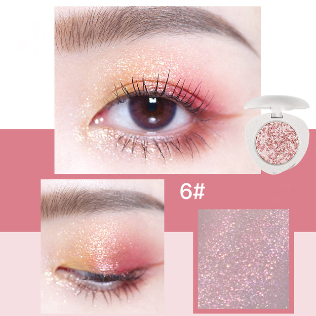 12 Colors Powder Eyeshadow Shimmer Glitter Quick-drying Eye Shadow Not Easy To Fall Off Shadows Cosmetics Makeup