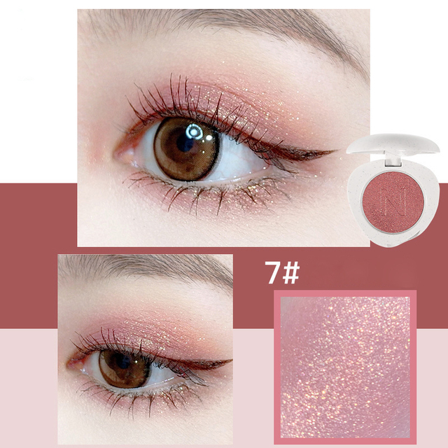 12 Colors Powder Eyeshadow Shimmer Glitter Quick-drying Eye Shadow Not Easy To Fall Off Shadows Cosmetics Makeup