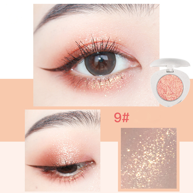 12 Colors Powder Eyeshadow Shimmer Glitter Quick-drying Eye Shadow Not Easy To Fall Off Shadows Cosmetics Makeup