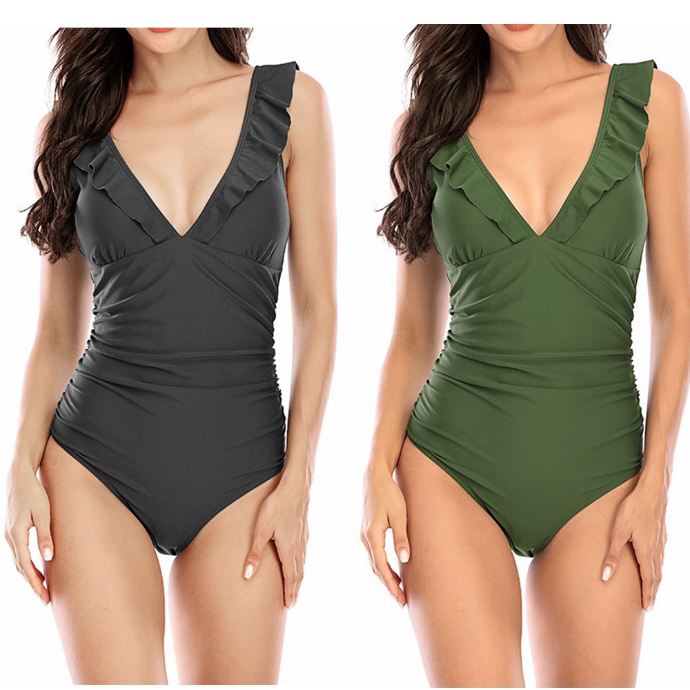 One Piece Sexy Swimsuit Women Swimwear Sleeveless Female Bathing Suit Surfing Bodysuit Swim Wear Beach