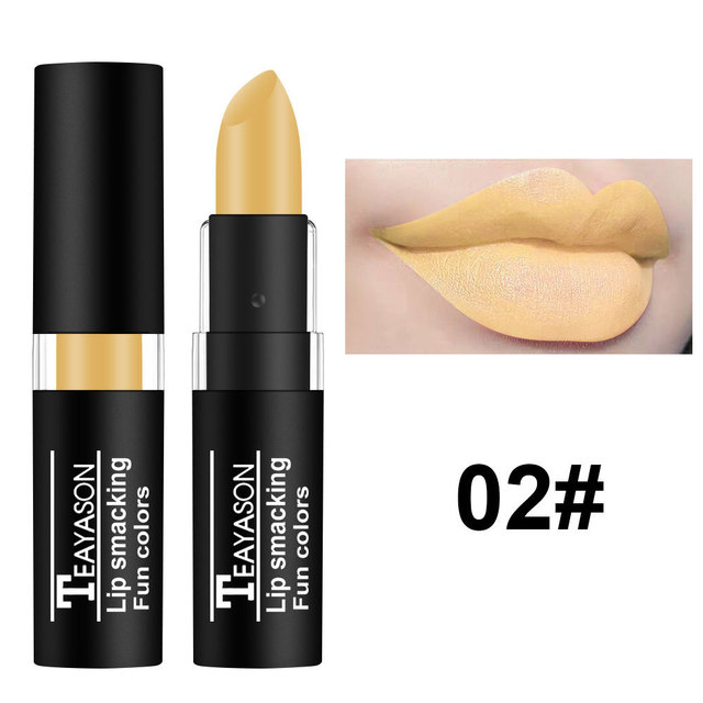 Sexy Red Matte Lipstick Nude Velvet Lip White Black Green Waterproof Long-Lasting Makeup