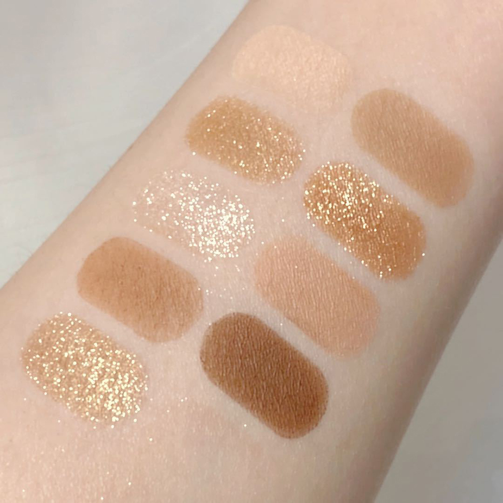 9 Colors VonGee Dog Eyeshadow Palette Animal Matte Shimmering Earth Color Eyeshadow Long-lasting Pallete Cosmetics Nude Makeup