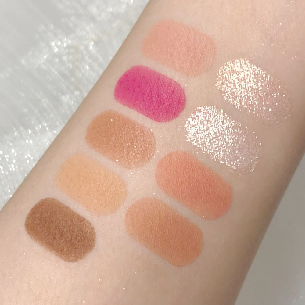 9 Colors VonGee Dog Eyeshadow Palette Animal Matte Shimmering Earth Color Eyeshadow Long-lasting Pallete Cosmetics Nude Makeup