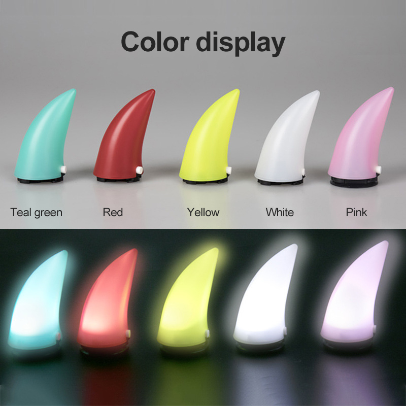 Bike Motorcycle Helmet light 1PC Devil Horn Corner Double-sided tape Motorcycle &amp; Powersports