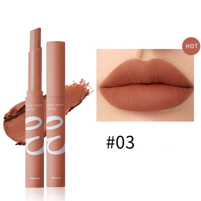 Waterproof Matte Velvet Lipstick  12 Colors Long Lasting Red  Pink Lipsticks Non Stick Nude Series  Makeup