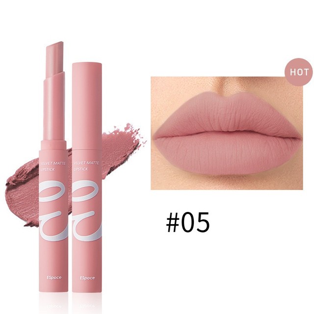 Waterproof Matte Velvet Lipstick  12 Colors Long Lasting Red  Pink Lipsticks Non Stick Nude Series  Makeup