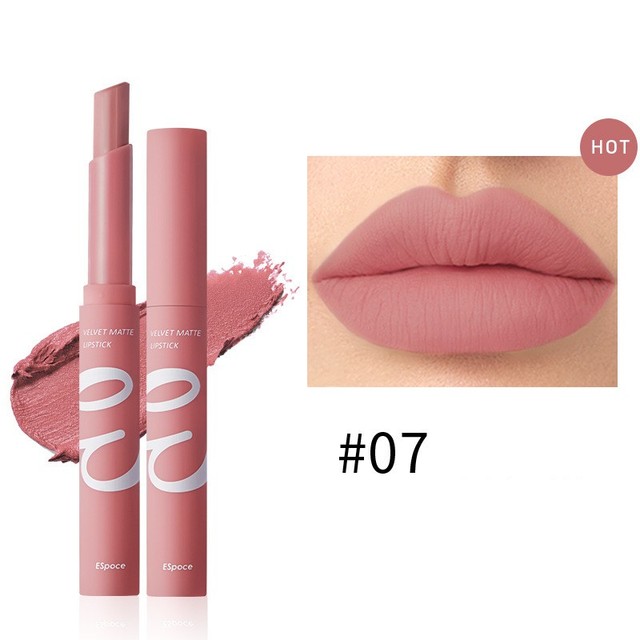 Waterproof Matte Velvet Lipstick  12 Colors Long Lasting Red  Pink Lipsticks Non Stick Nude Series  Makeup