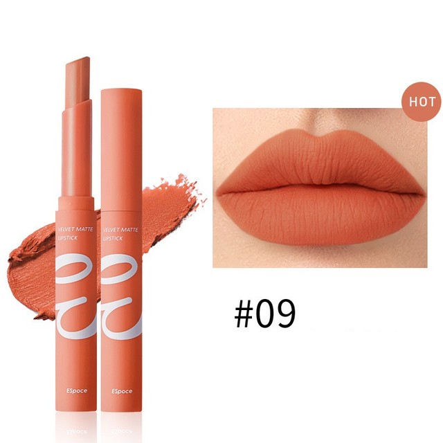 Waterproof Matte Velvet Lipstick  12 Colors Long Lasting Red  Pink Lipsticks Non Stick Nude Series  Makeup