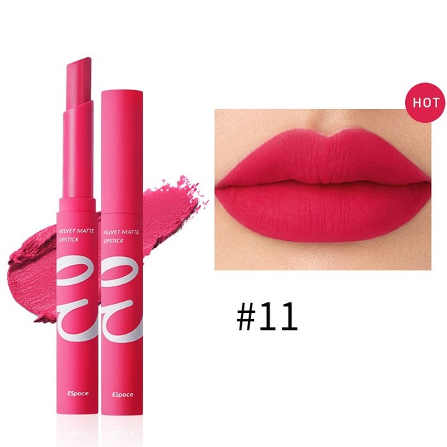Waterproof Matte Velvet Lipstick  12 Colors Long Lasting Red  Pink Lipsticks Non Stick Nude Series  Makeup