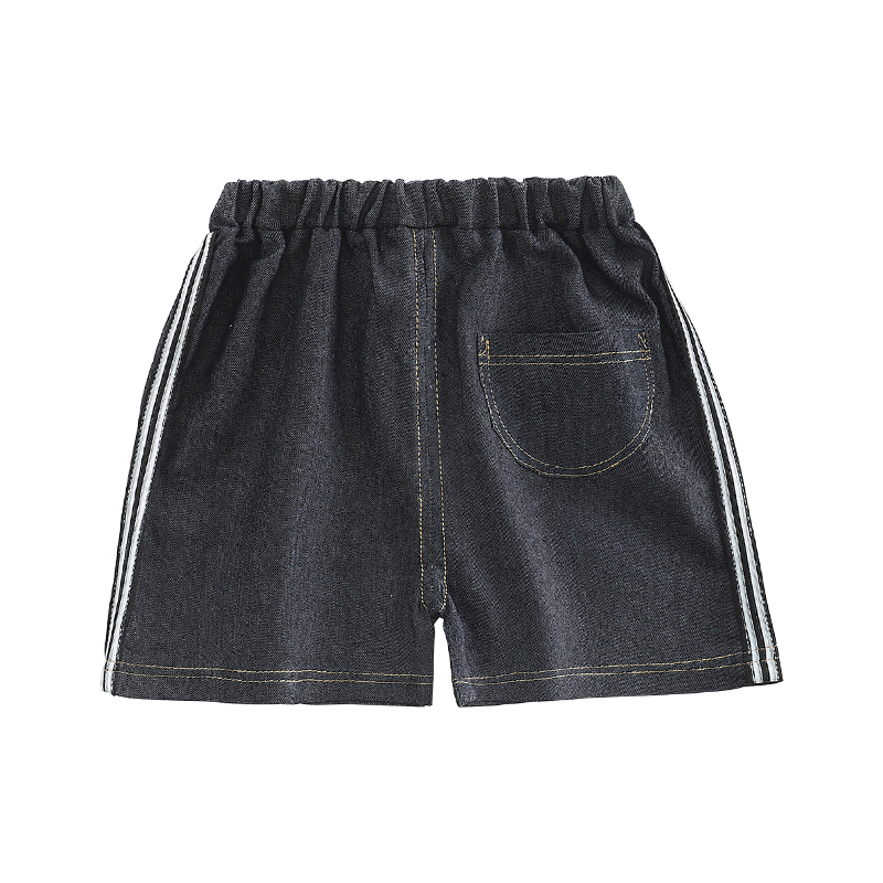 [D314] 2-7 Years Kids Jeans Trousers Clothing Elastic Waist Shorts Boy Children Denim Pants Summer Trousers