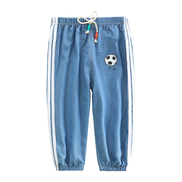 [D314] 2-7 Years Kids Jeans Trousers Clothing Elastic Waist Shorts Boy Children Denim Pants Summer Trousers