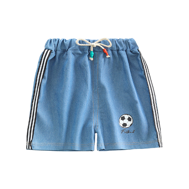 [D314] 2-7 Years Kids Jeans Trousers Clothing Elastic Waist Shorts Boy Children Denim Pants Summer Trousers