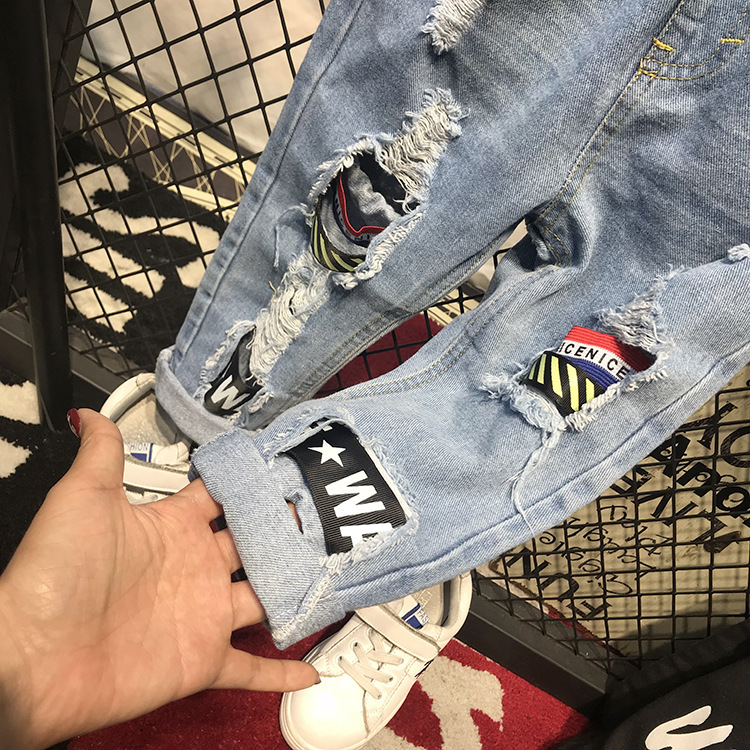 Children's Pants Spring Kids Pants Baby Boys Jeans Children Jeans For Baby Boys Casual Denim Trousers