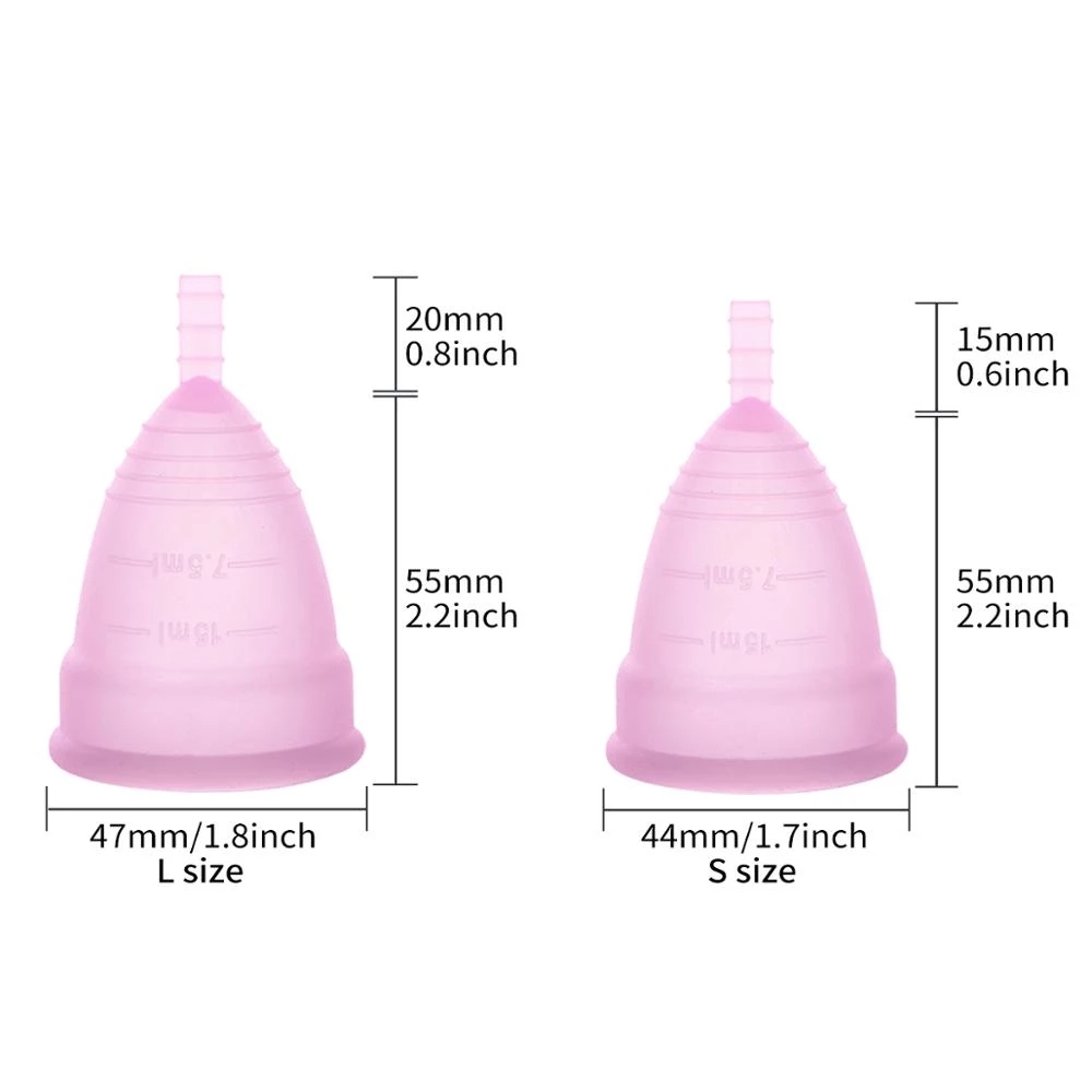 Medical Silicone S L Size Menstrual Cup Feminine Hygiene Coppetta Mestruale Coupe Sex Products