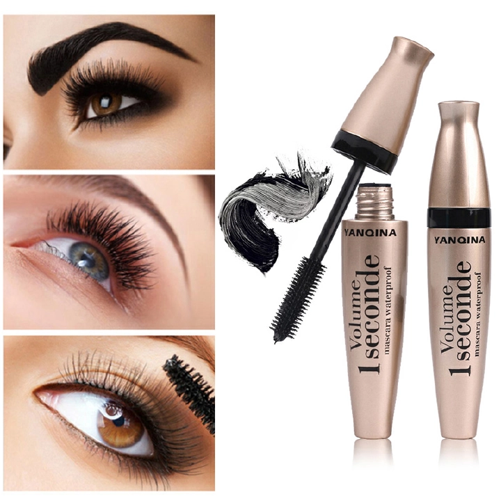 Mascara 3D Silk Fiber Mascara Waterproof Long Lasting Eyelashes Extension Mascara Curl Thick Quick Dry Make Up Volume Eye Cosmetic