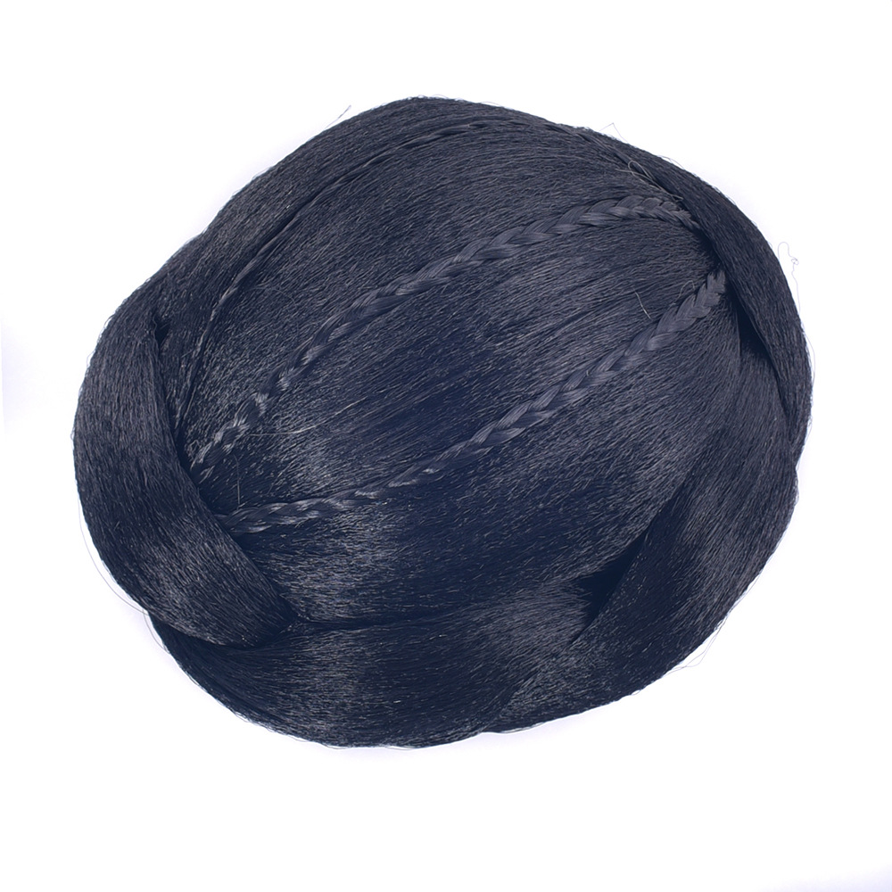 Wigs Ball head braid package high temperature silk bun women&apos;s hair set
