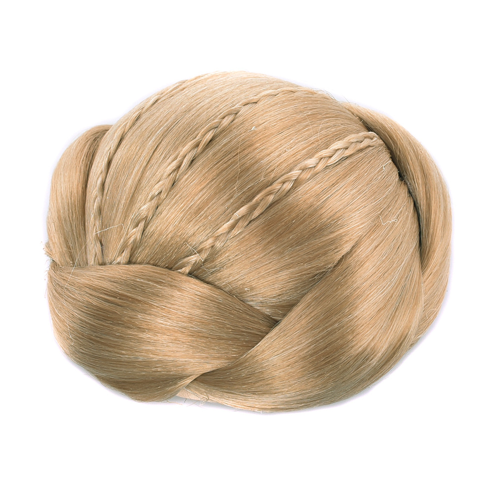 Wigs Ball head braid package high temperature silk bun women&apos;s hair set