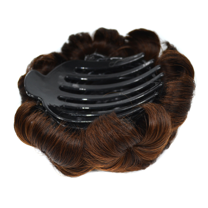 Fashionable and fashionable flower package matte realistic nine flower  Wigs