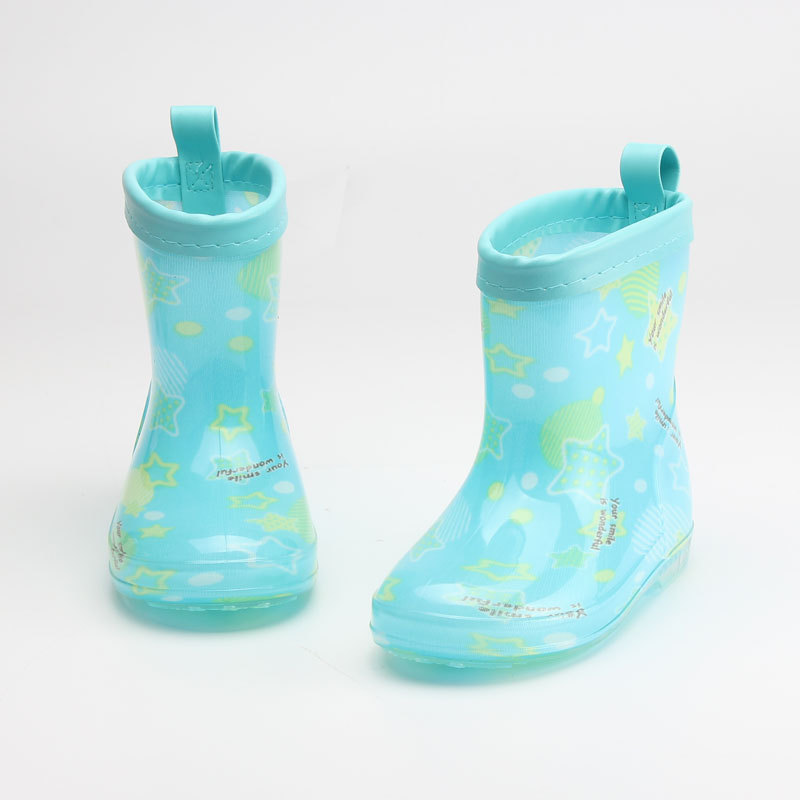 Cartoon Bow Rain Boots Kids for Boy Girls Rain Boots PVC Water Shoes Water Shoes